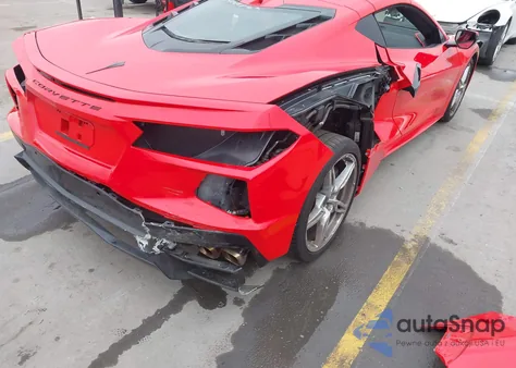 2025 Chevrolet Corvette Stingray Rwd 2Lt из США, поврежденный, VIN 1G1YB2D47S5100794